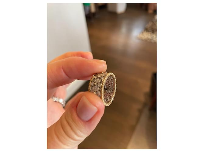 Buccellati Fascia 'Eternelle' con diamanti, ORO GIALLO E ORO BIANCO Gold hardware - vista 7
