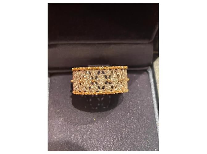 Buccellati Fascia 'Eternelle' con diamanti, ORO GIALLO E ORO BIANCO Gold hardware - vista 4