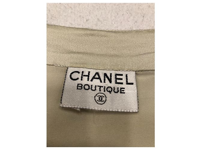 Chanel blusa Creme - vista 5