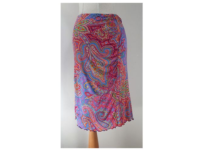 Gonna midi Etro multicolore in viscosa - vista 4