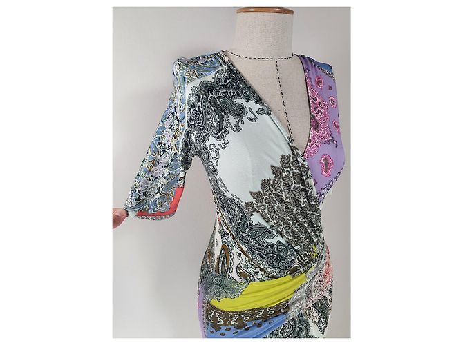 Abito Etro in viscosa multicolore - vista 3