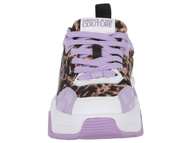 Versace Jeans Couture Sneakers Versace Jeans con stampa leopardata - vista 4