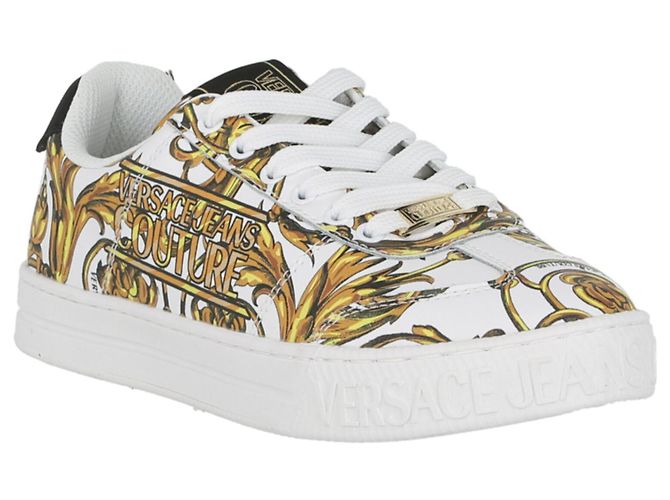 Versace Jeans Couture Sneakers Basse Barocco Stampate Di Versace Jeans - vista 2