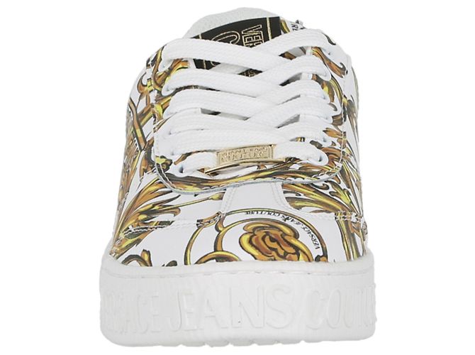 Versace Jeans Couture Sneakers Basse Barocco Stampate Di Versace Jeans - vista 4