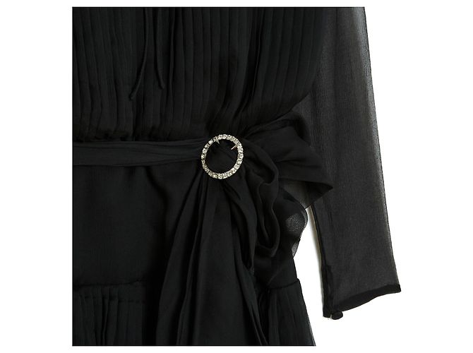 Nina Ricci SCHWARZE SEIDENRÜSCHEN EN38 - Ansicht 2