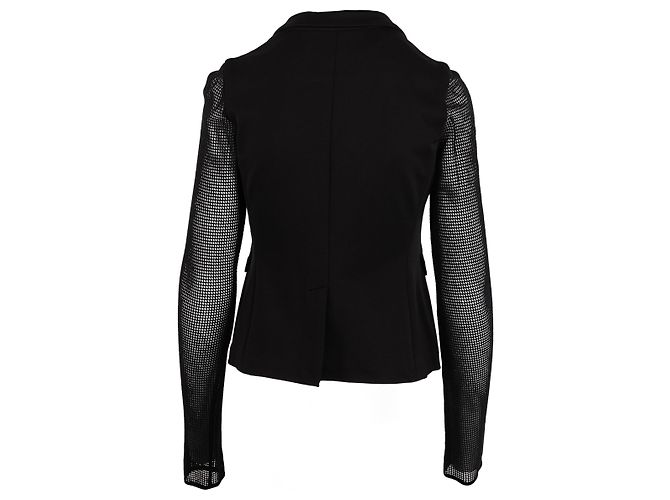 New York industrie Blazer semitrasparente Nero - vista 2
