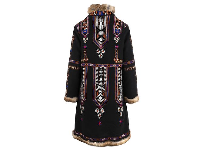 Antik Batik Embroidered Coat - view 2