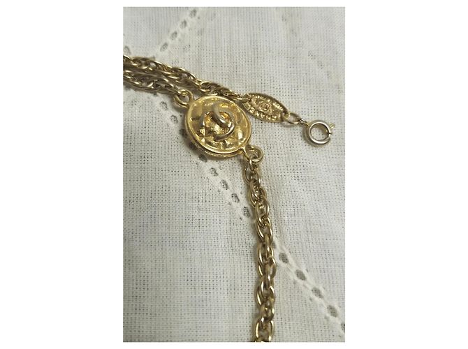 Collana vintage da collezione Chanel D'oro - vista 2