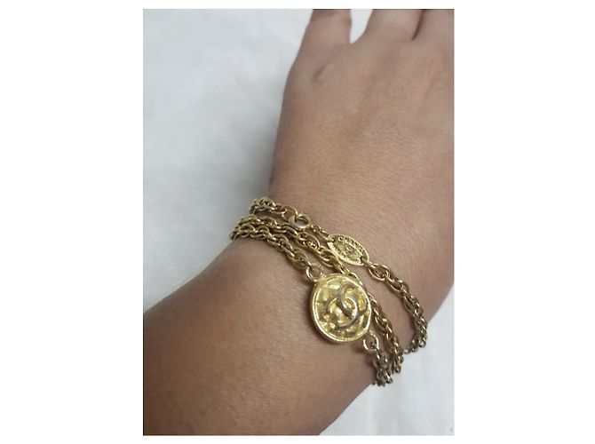 Collana vintage da collezione Chanel D'oro - vista 9