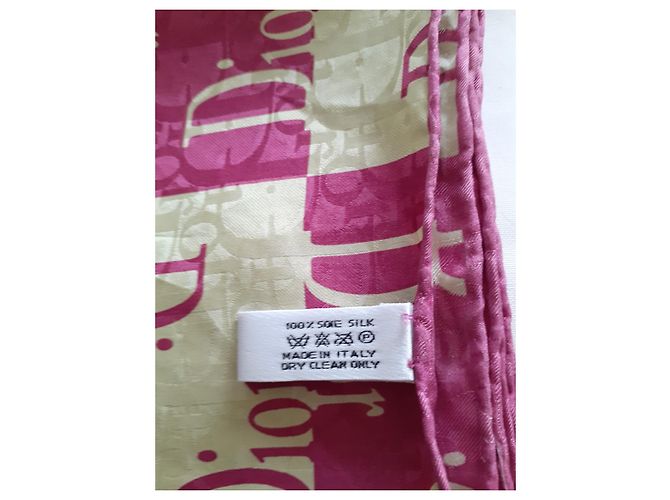 Dior Seidentuch Fuchsia Fuschia - Ansicht 2