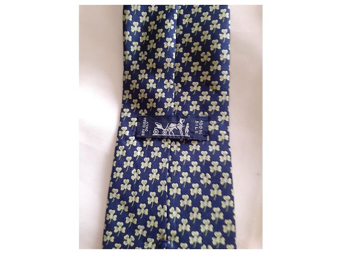 Hermès Silk Tie Navy Blue - view 2