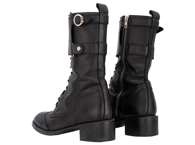 John Galliano Botas de combate - vista 3