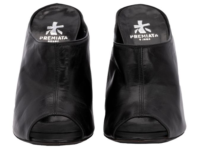 Autre Marque Mule in pelle Premiata Nero - vista 2