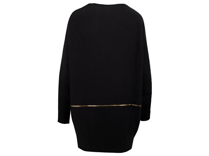 Pull Zippé Gaetano Navarra Noir - vue 2