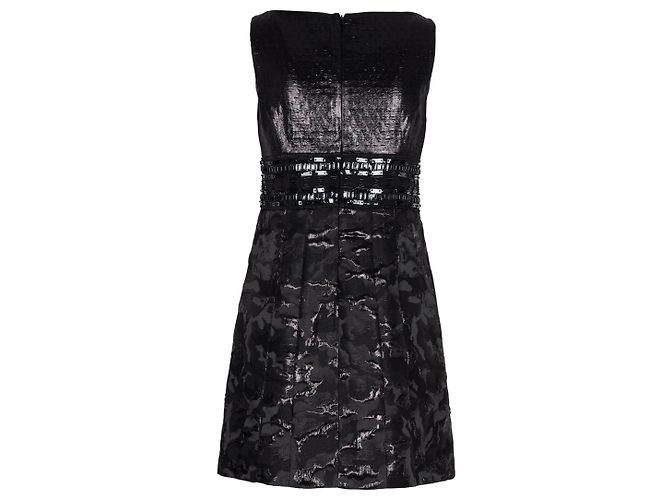 Schwarzes Mini-Kleid von Pollini - Ansicht 2
