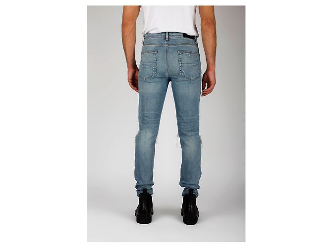 Jeans Amiri Broken Blu - vista 3