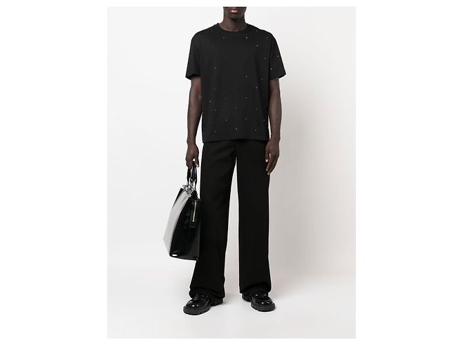 Valentino T-shirt preta de algodão - vista 2