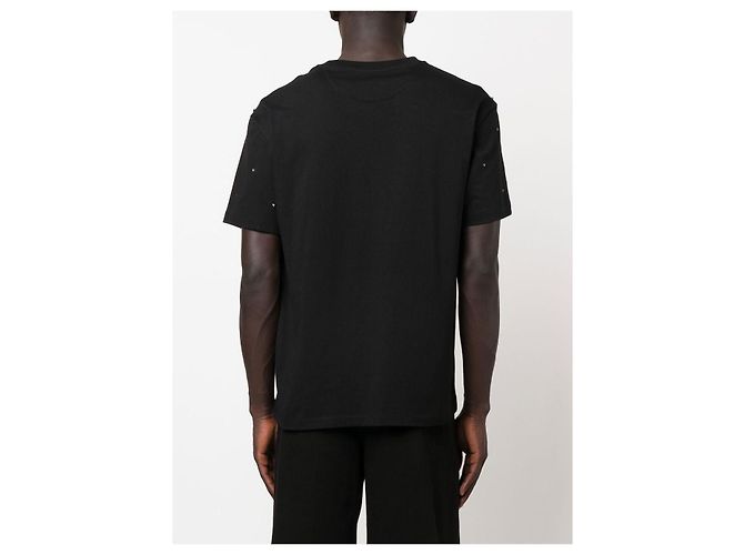 Valentino T-shirt preta de algodão - vista 4