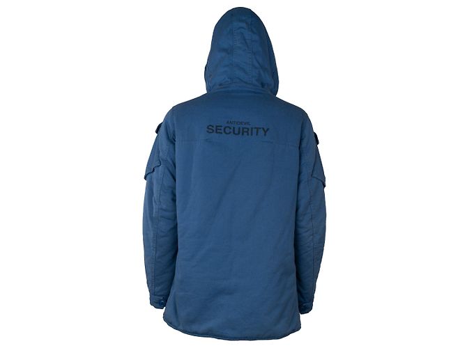 Giacca imbottita con cappuccio blu Undercover - Ansicht 2