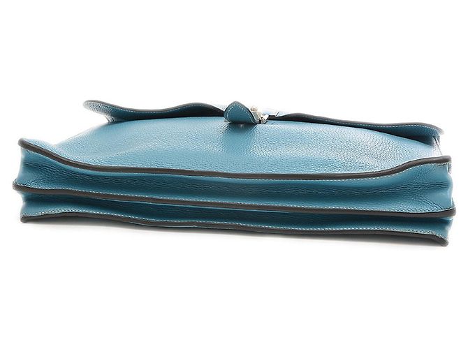 Cartella Hermès Sac à dépêches Blu - vista 3