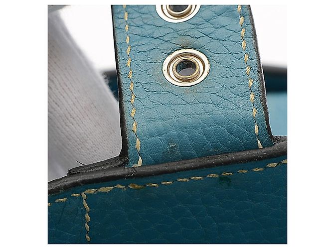 Cartella Hermès Sac à dépêches Blu - vista 7