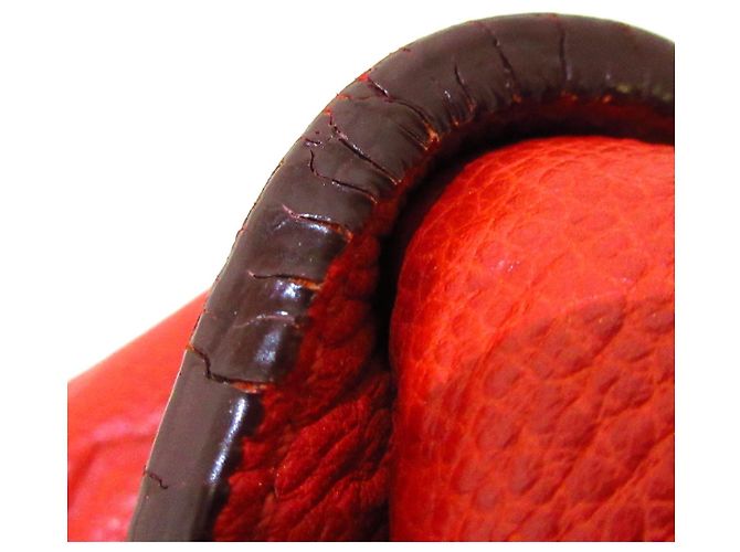 Borsa Louis Vuitton Lumineuse Rosso - vista 10