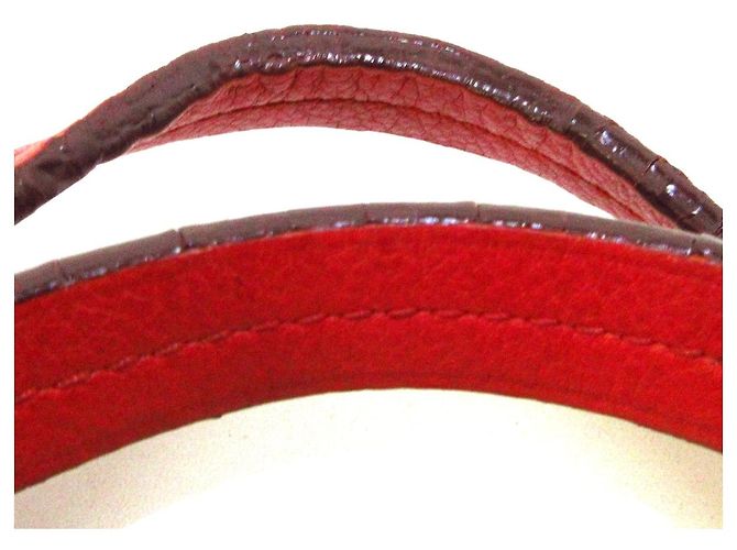 Borsa Louis Vuitton Lumineuse Rosso - vista 14