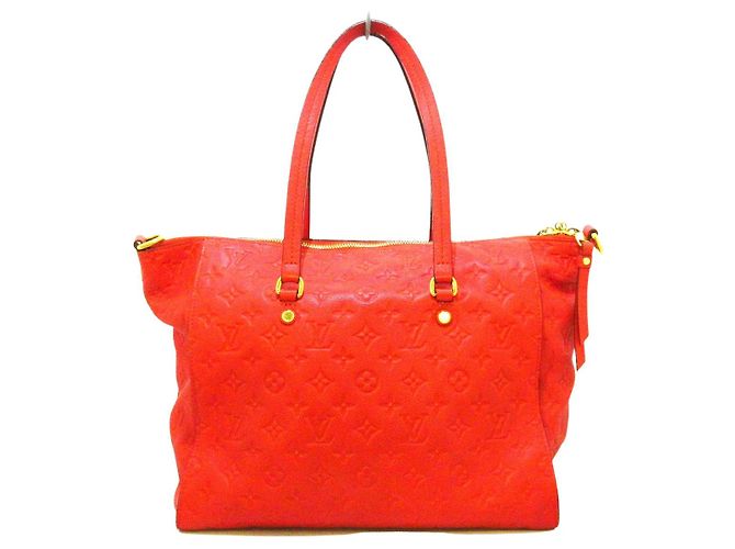 Borsa Louis Vuitton Lumineuse Rosso - vista 2