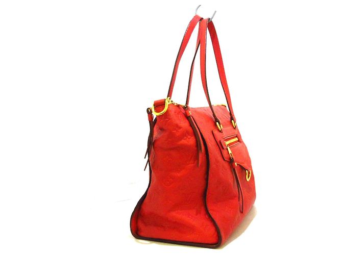Borsa Louis Vuitton Lumineuse Rosso - vista 4