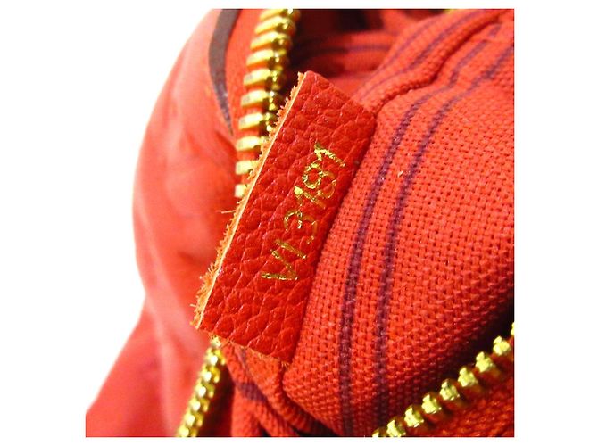 Borsa Louis Vuitton Lumineuse Rosso - vista 6