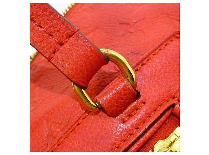 Borsa Louis Vuitton Lumineuse Rosso - vista 9