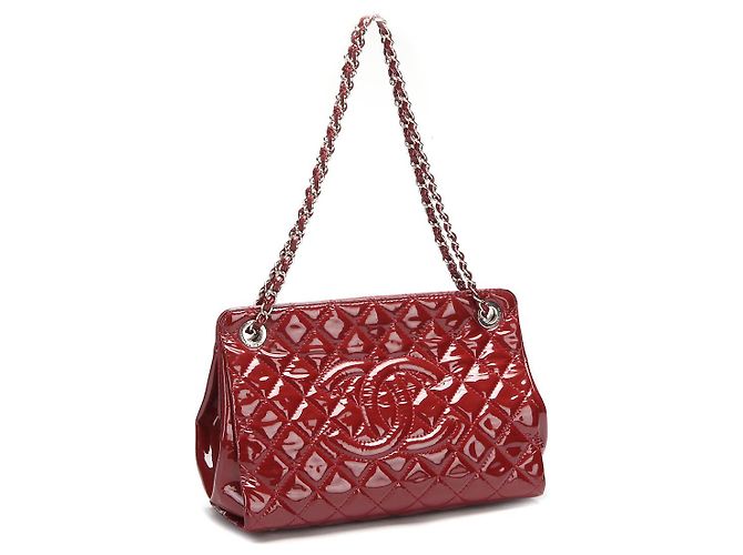 Gran bolso de compras de charol de Chanel - vista 2