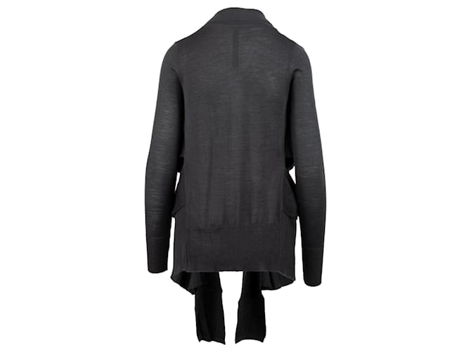 Autre Marque Cora Groppo Offene Front-Cardigan Schwarz - Ansicht 2
