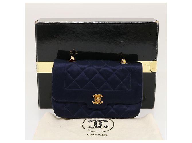Chanel Diana Blu navy - vista 6