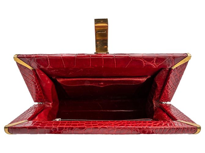 Autre Marque Rote Handtasche - Ansicht 3
