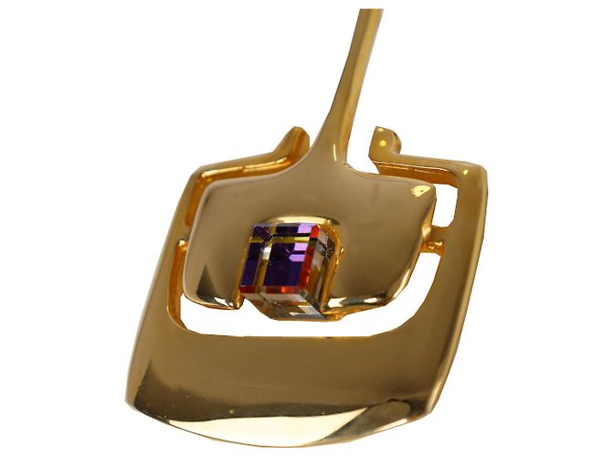 Autre Marque Collana rigida Collection Privée oro con cristalli D'oro - vista 2