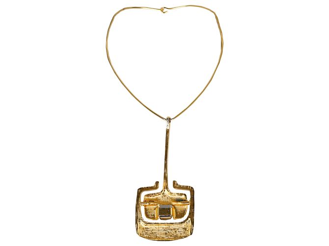 Autre Marque Collana rigida Collection Privée oro con cristalli D'oro - vista 3