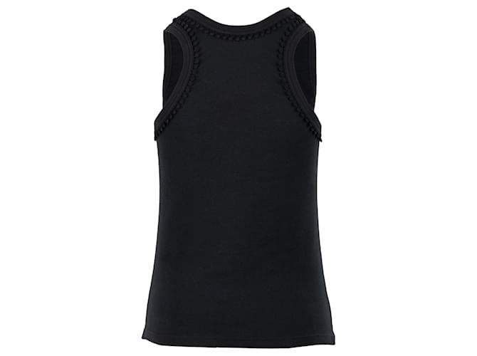 Top sin mangas de algodón negro Chloé - vista 2