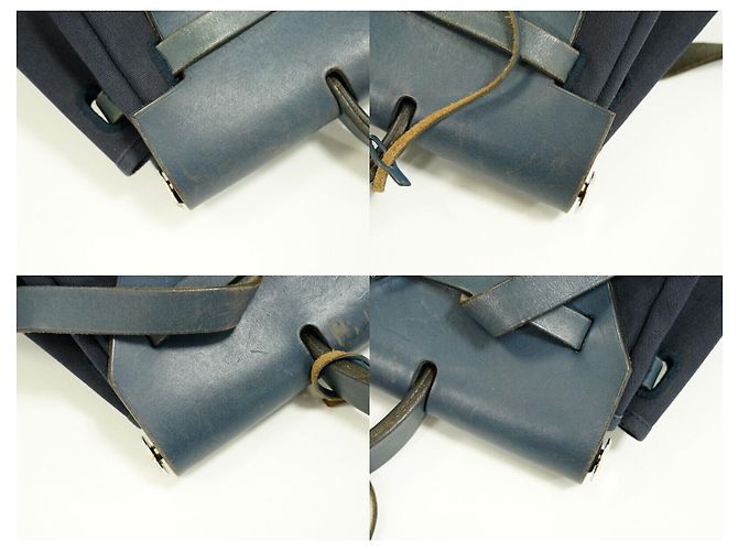 Hermès Hermes Herbag Azul marino - vista 7