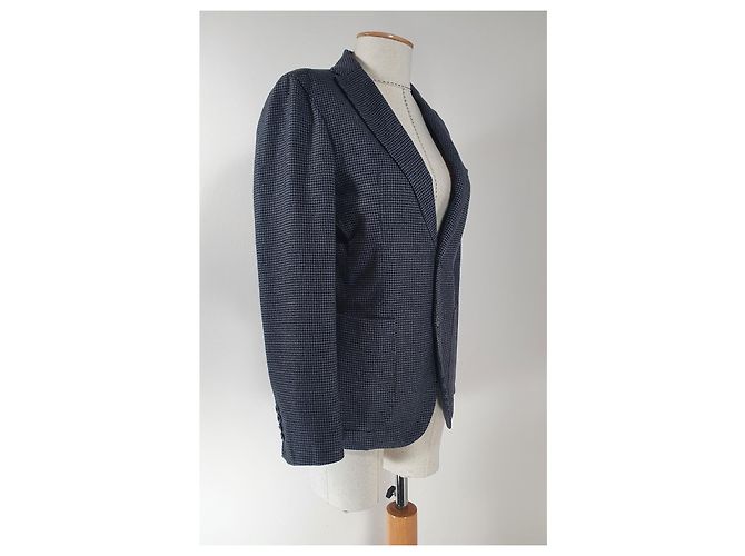 Autre Marque Mulish Blazer Hahnentritt Schwarz Grau - Ansicht 2