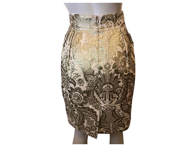 Vivienne Westwood Red Label Falda de brocado Vivienne Westwood Dorado - vista 3