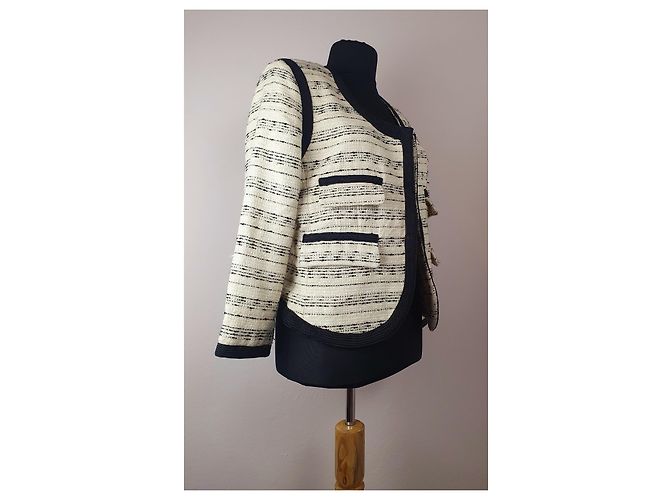 By Malene Birger Blazer Schwarz Weiß - Ansicht 2