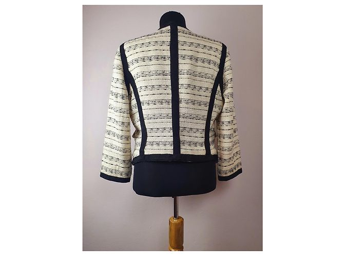 By Malene Birger Blazer Schwarz Weiß - Ansicht 3
