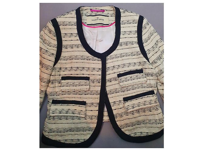By Malene Birger Blazer Schwarz Weiß - Ansicht 4