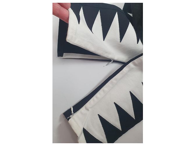 Vaqueros Fausto Puglisi Negros y Blancos - vista 7