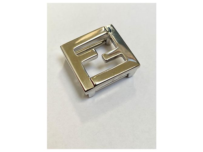 Fibbia Fendi silver - vista 2