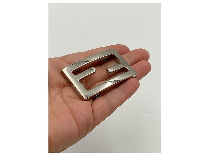 Fibbia Fendi silver - vista 3