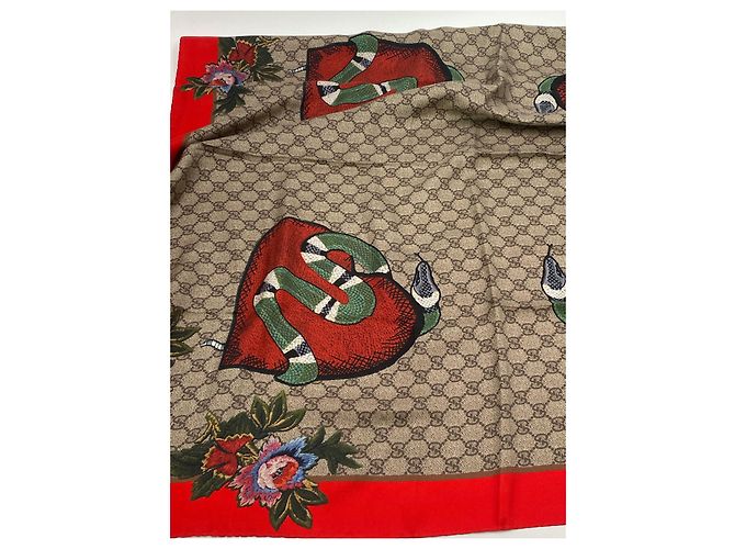 Foulard Gucci snake seta - vista 13