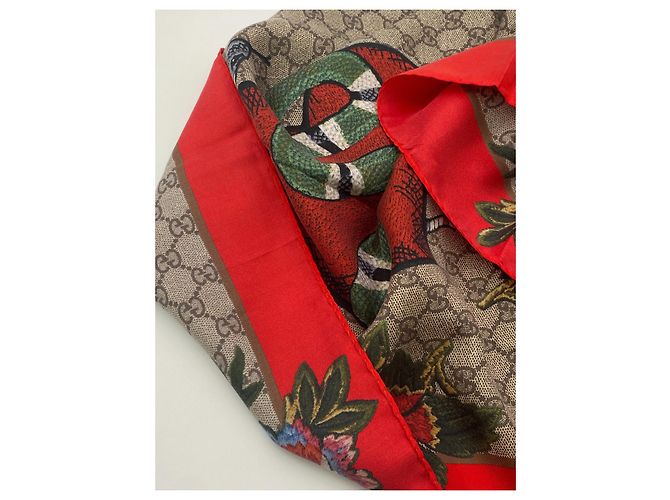 Foulard Gucci snake seta - vista 9