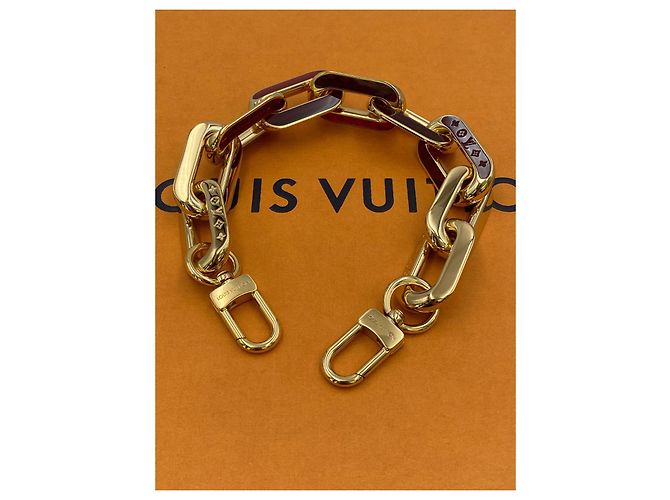 tracolla catena Louis Vuitton D'oro - vista 2